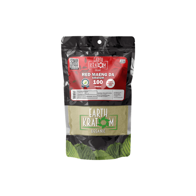 EARTH KRATOM POWDER 100G - MAENG DA RED VEIN