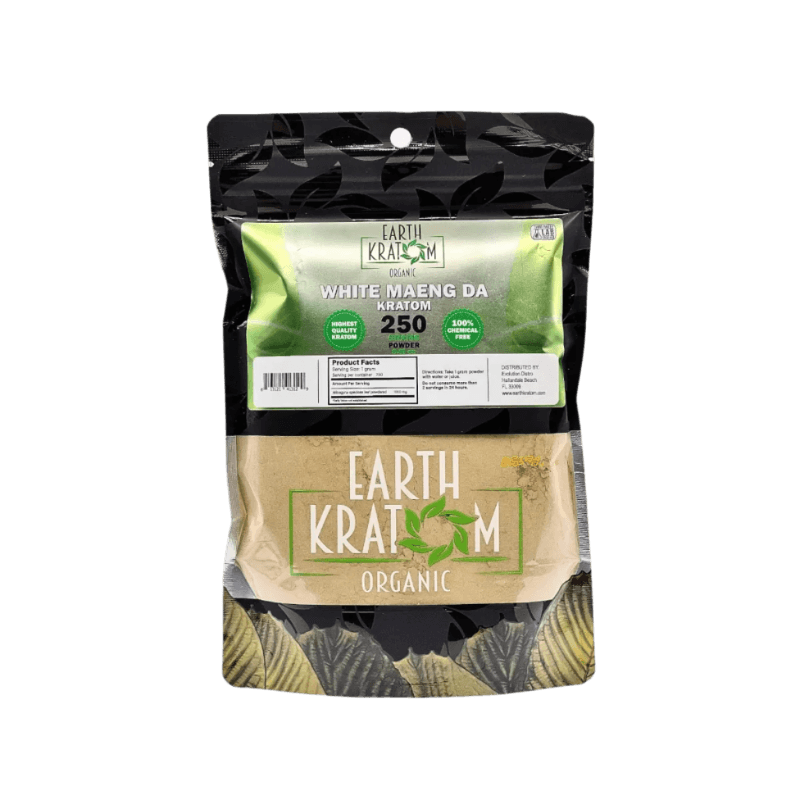 EARTH KRATOM POWDER 250G - MAENG DA WHITE VEIN