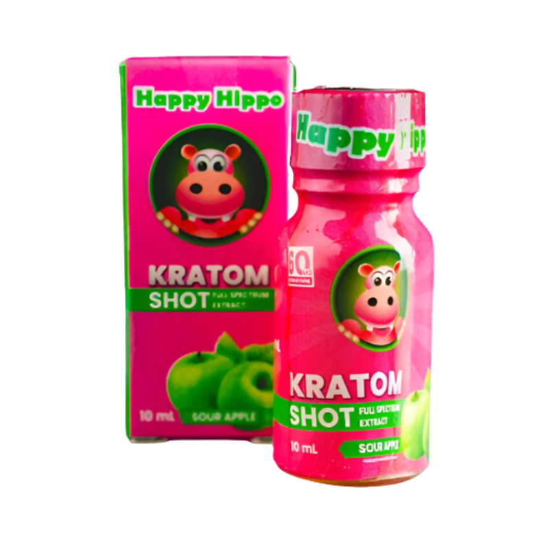Happy Hippo Kratom Shot 10ml 60mg