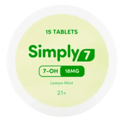 Simply7 7-Hydroxymitragynine Tabs 15ct 18mg per Tablet