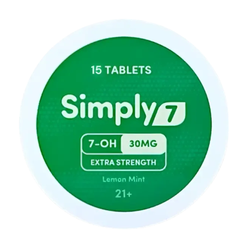 Simply7 7-Hydroxymitragynine Tabs 15ct 30mg per Tablet