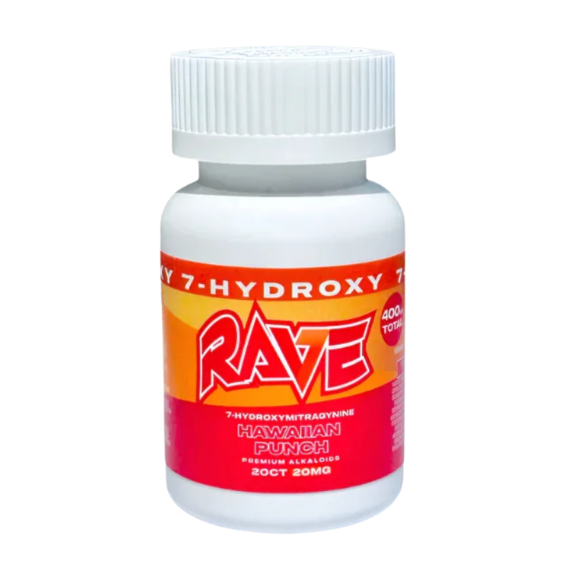 Rave 7-Hydroxymitragynine Chewable Tabs 20ct 20mg per Tablet