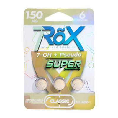 7ROX 7-Hydroxymitragynine Pseudo Tablets 3ct 50mg Per Tablets