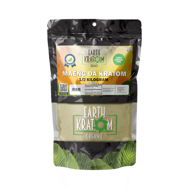 EARTH KRATOM POWDER 500G - MAENG DA GREEN VEIN