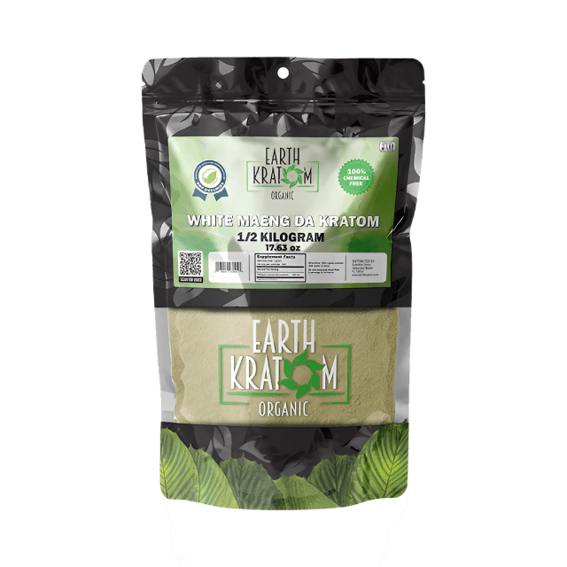 EARTH KRATOM POWDER 500G - MAENG DA WHITE VEIN