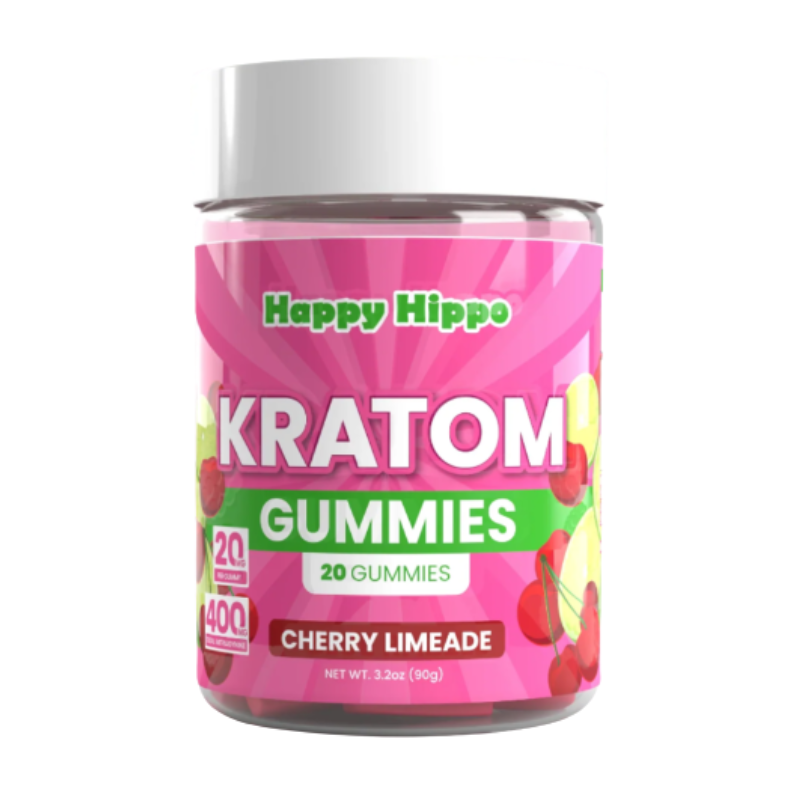Happy Hippo Kratom Gummies 20 ct 400mg