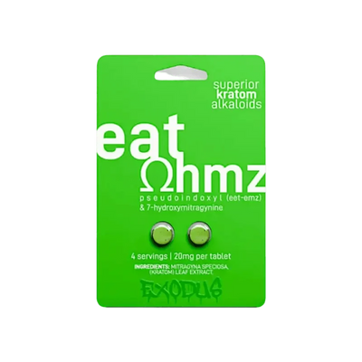 Eat OHMZ 2ct 7OH Tabs Exodus Extract Green Pseudo+7OH 20mg per Tablets