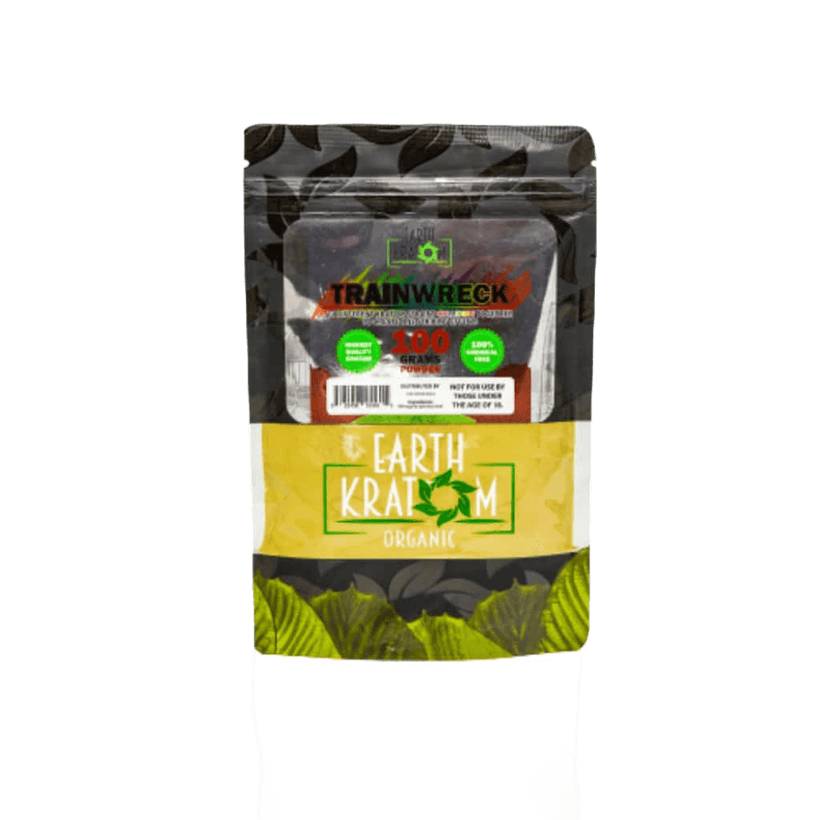 EARTH KRATOM POWDER 100G - TRAINWRECK