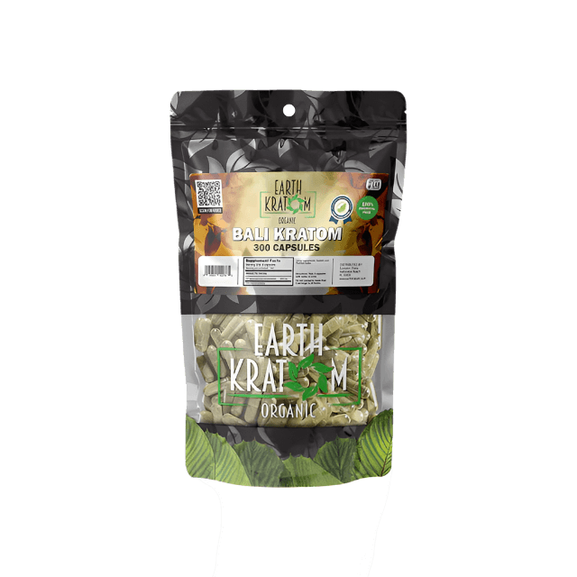 EARTH KRATOM CAPSULES 300CT - BALI