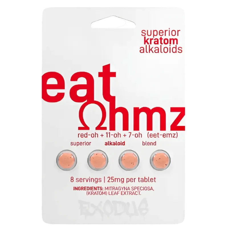 Eat OHMZ 4ct 7OH Tabs Blend Red-OH+11-OH+7OH 25mg per Tablet