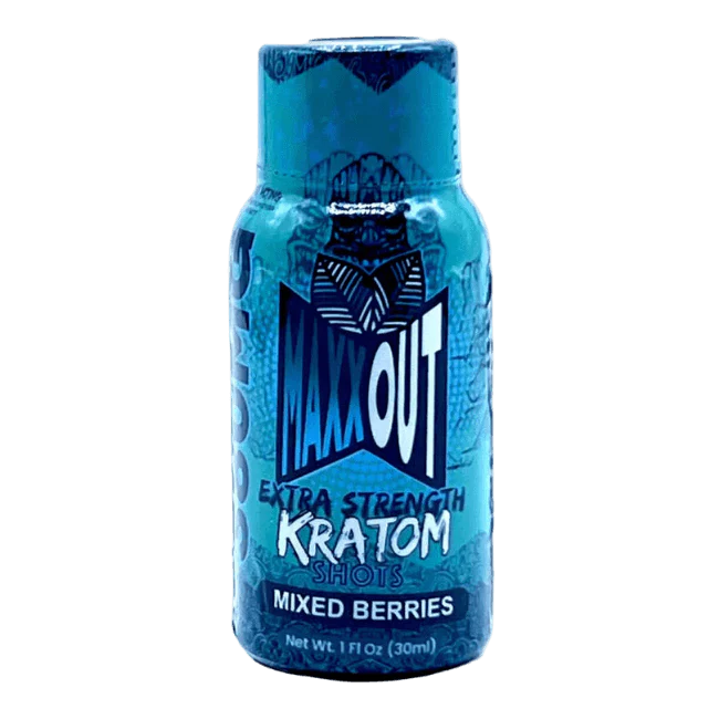 MAXXOUT EXTRA STRENGTH KRATOM SHOT 380MG – MIXED BERRIES