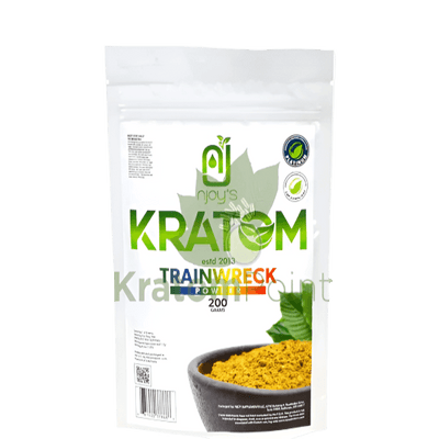 NJOY KRATOM POWDER 200G - TRAINWRECK