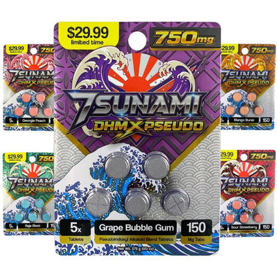 TSUNAMI DHM X PSEUDO TABLETS 5CT 150MG PER TABLET