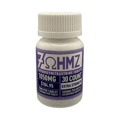 7OHMZ KRATOM ALKALOIDS 7-HYDROXYMITRAGYNINE EXTRA STRENGTH TABLETS 30CT 35MG PER TABLET