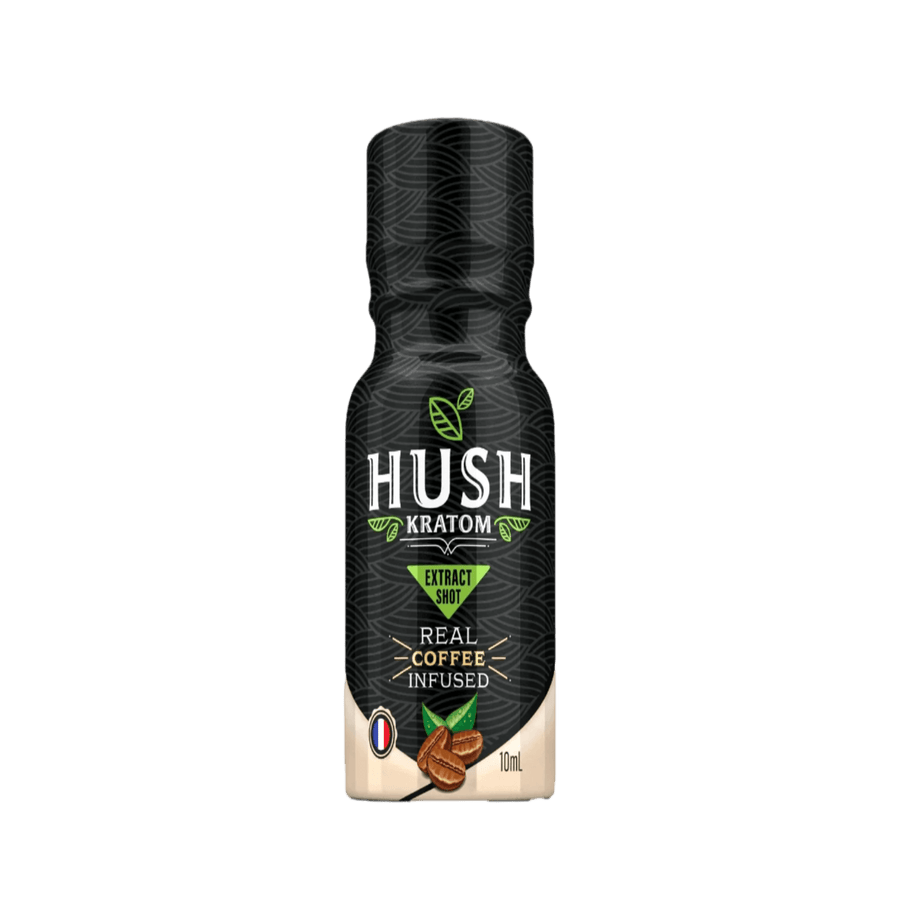 HUSH KRATOM SHOT 10ML - COFFEE / MITRA-ISOLATE EXTRACT