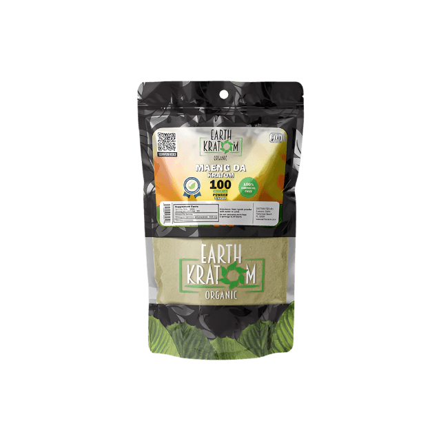 EARTH KRATOM POWDER 100G - MAENG DA GREEN VEIN