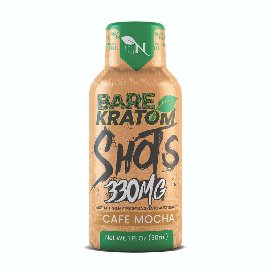 BARE KRATOM SHOTS 30ML 330MG - CAFE MOCHA