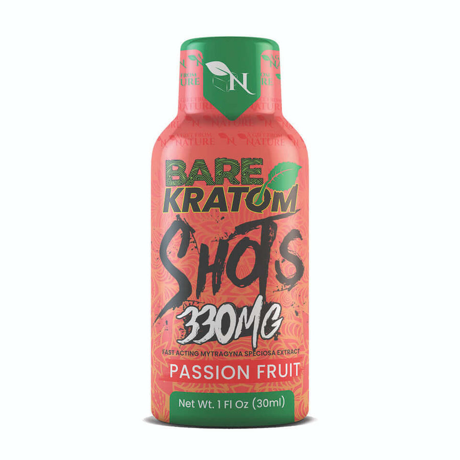 BARE KRATOM SHOTS 30ML 330MG - PASSION FRUIT