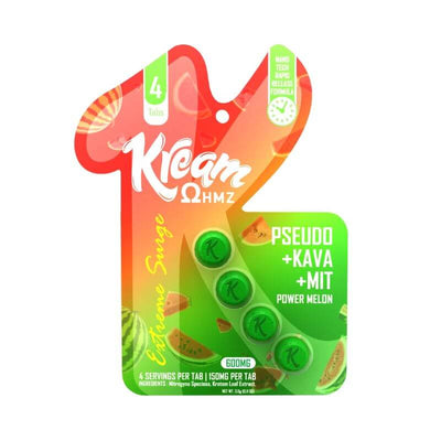 Kream OHMZ Pseudo + Kava + Mit Tablets 4ct 150mg per Tablet - Power Melon