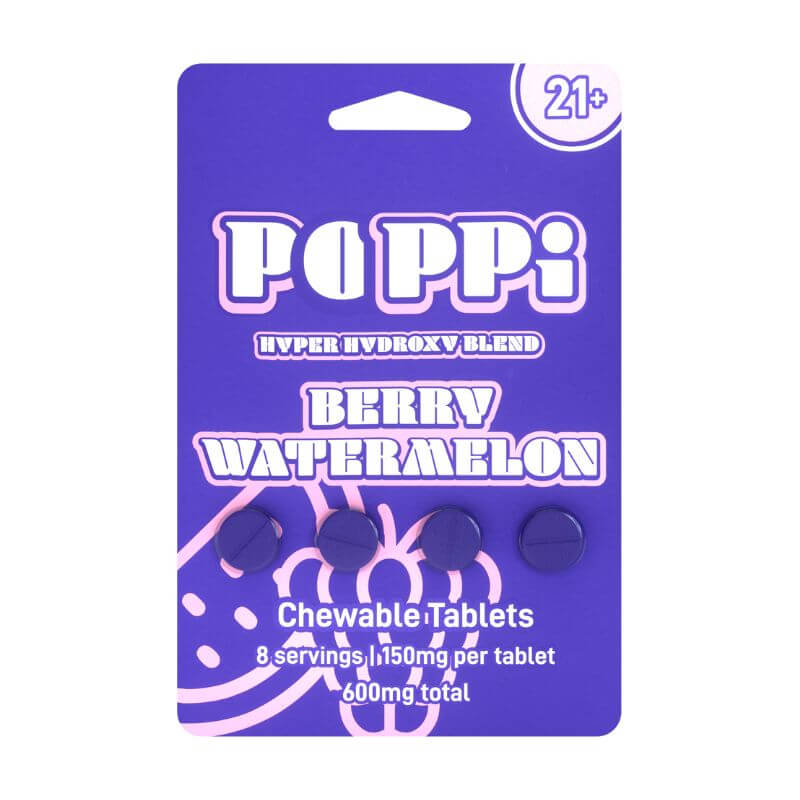Poppi Hyper Hydroxy Blend Chewable Tablets 4CT 150MG Per Tablet