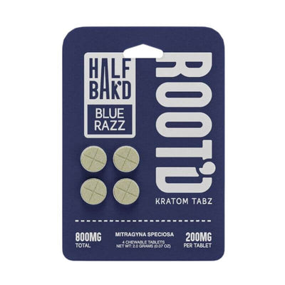 HALF BAKD ROOTD KRATOM TABLETS 4CT 200MG PER TABLET