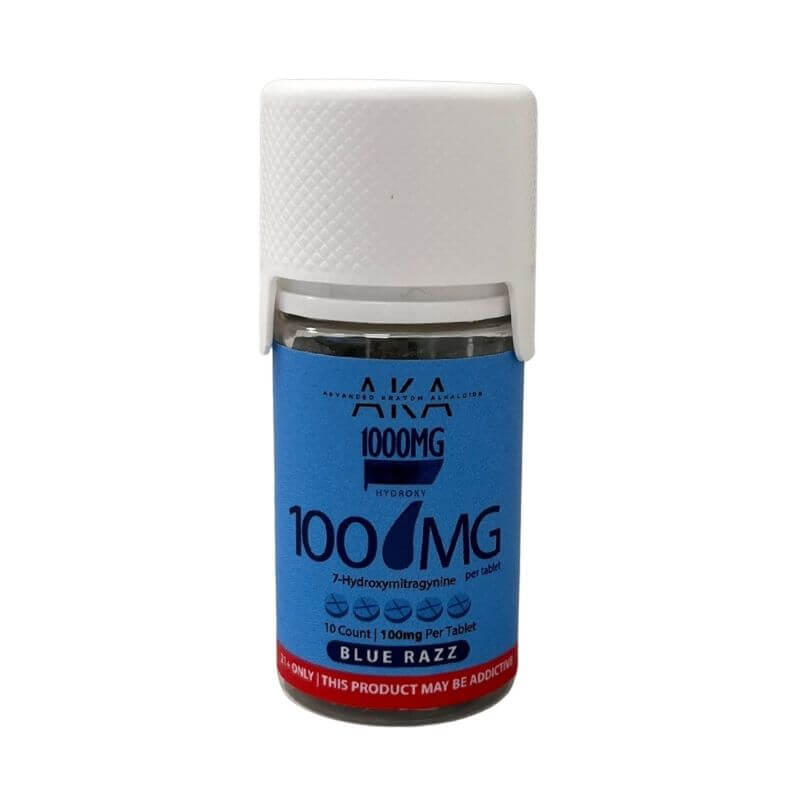 AKA 7-HYDROXYMITRAGYNINE TABLETS 10CT 100MG PER TABLET