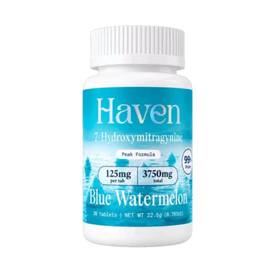 Haven Peak Formula 7-Hydroxymitragynine Chewable Tablets 30ct 125mg Per Tablet
