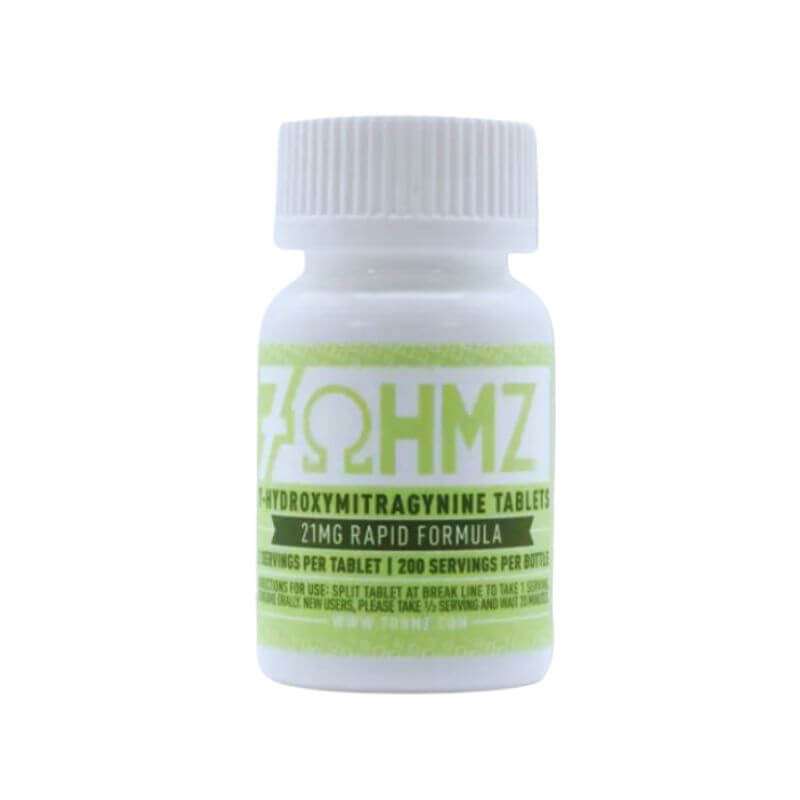 7OHMZ Advanced Kratom Alkaloids 7-Hydroxymitragynine Tablets 100ct 21mg