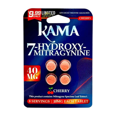 KAMA 7-Hydroxymitragynine Chewable Tabs 4ct 10mg per Tablet
