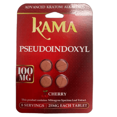 KAMA PSEUDOINDOXYL TABLETS 4CT / 100MG β CHERRY
