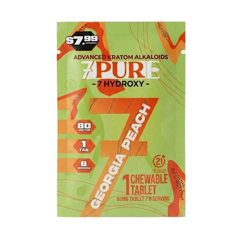 7PURE Advanced 7-Hydroxymitragynine Chewable 80mg Tablet - 1ct