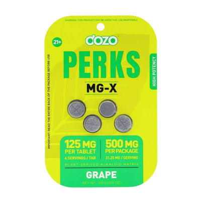 DOZO PERKS MG-X TABLETS 4CT 125MG PER TABLET