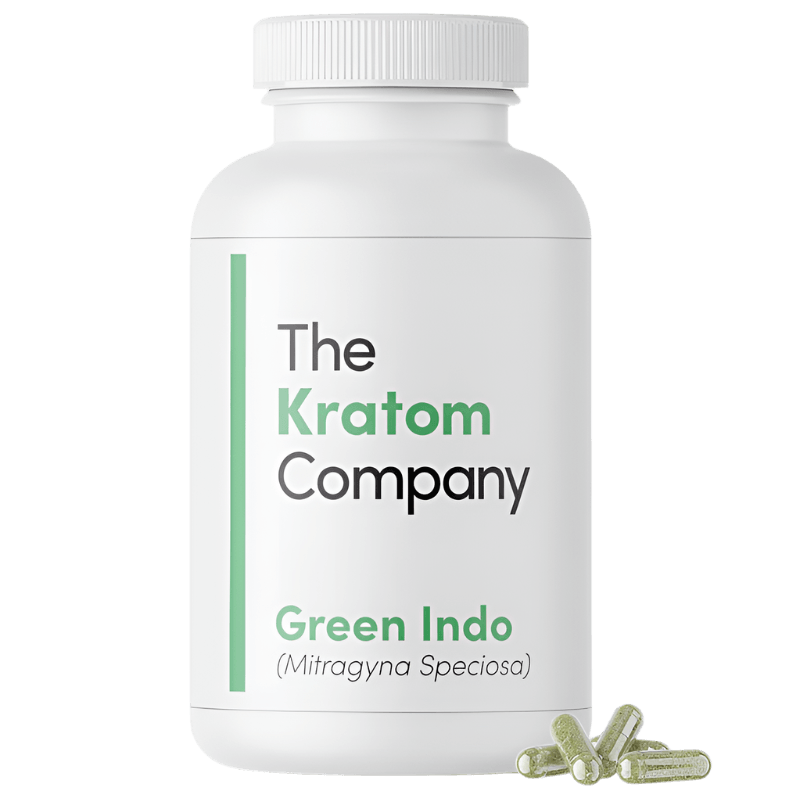 THE KRATOM COMPANY CAPSULES 500CT / 14.4OZ / 500MG - INDO GREEN VEIN