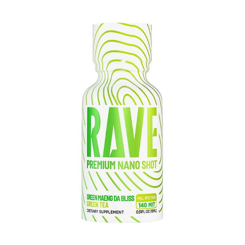 Rave Premium Nano Shots Full Spectrum 140mg Mitragynine Shot - 180ml