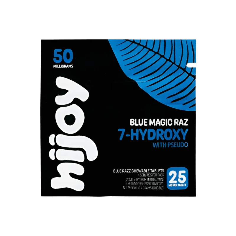 HIJOY 2ct 7OH + Psuedoindoxyl Blue Magic Raz 25mg per Tablet