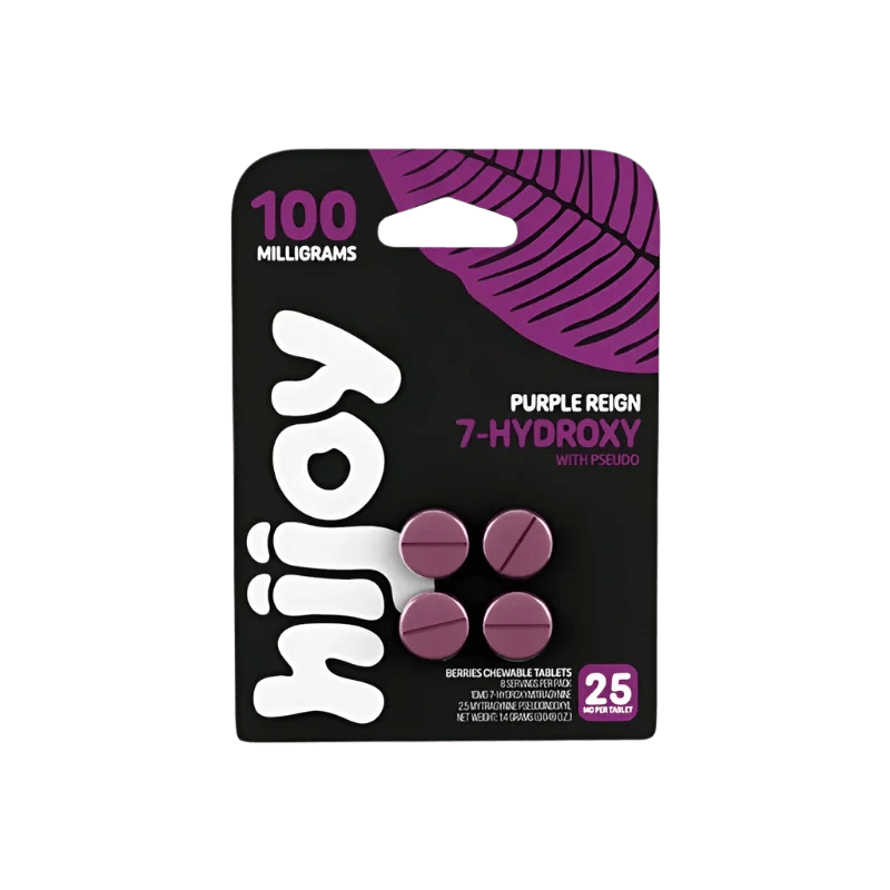 HIJOY 4ct 7OH + Psuedoindoxyl Purple Reign 25mg per Tablet