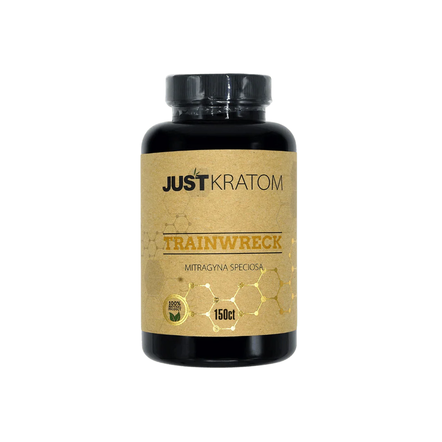 JUST KRATOM CAPSULES 150CT 500MG - TRAINWRECK