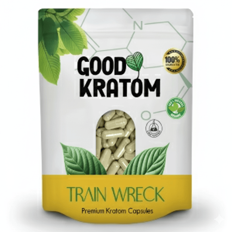 GOOD KRATOM CAPSULES 500CT - TRAINWRECK