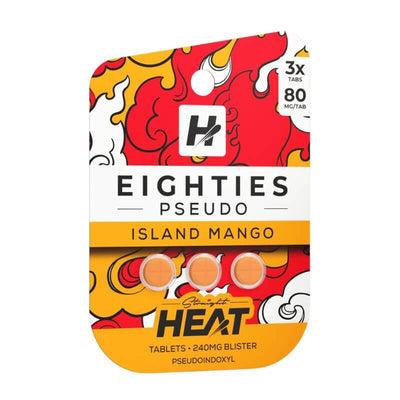Straight Heat Eighties Pseudo Chewable Tablets 3ct 80mg Per Tablet
