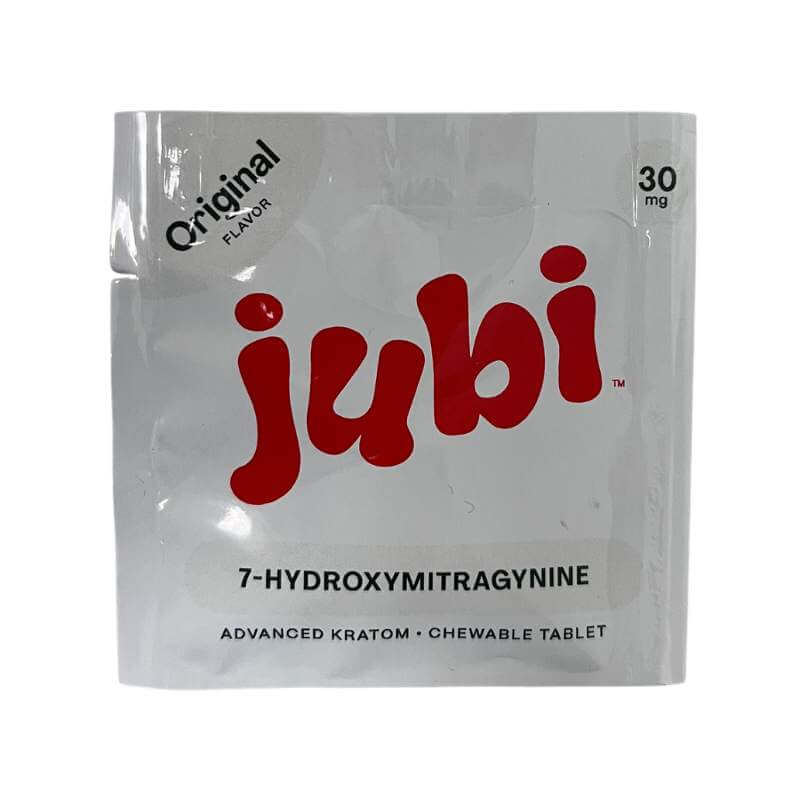 JUBI 7-HYDROXYMITRAGYNINE KRATOM EXTRACT CHEWABLE 30MG TABLET - 1CT (Original)