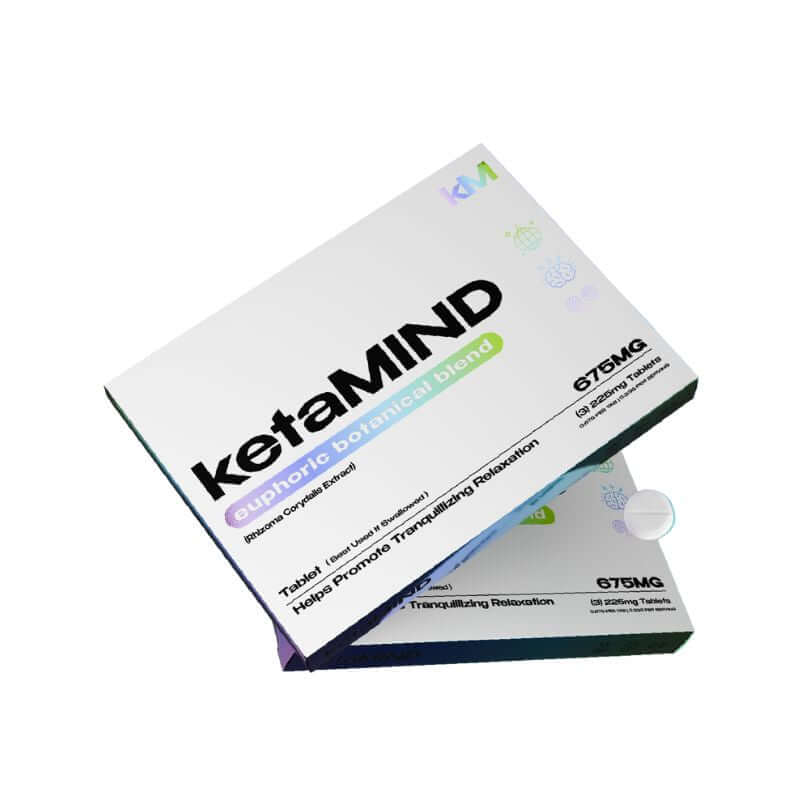 KetaMIND Euphoric Botanical Blend Natural Relaxation 225mg Per Tablet (3-Pack)