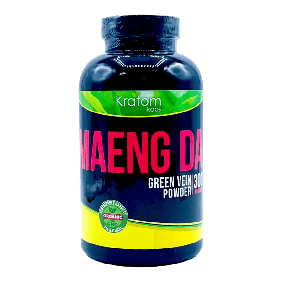 KRATOM KAPS POWDER 300G - MAENG DA GREEN VEIN