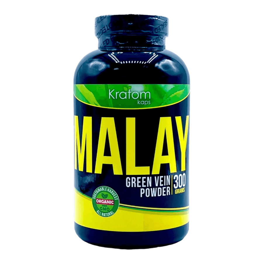 KRATOM KAPS POWDER 300G - MALAY GREEN VEIN