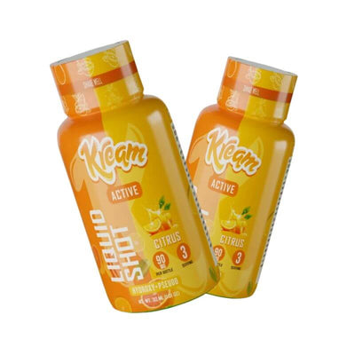 Kream 7-Hydroxymitragynine + Pseudo Active Citrus Liquid Shot 90mg Per Bottle - 30ml