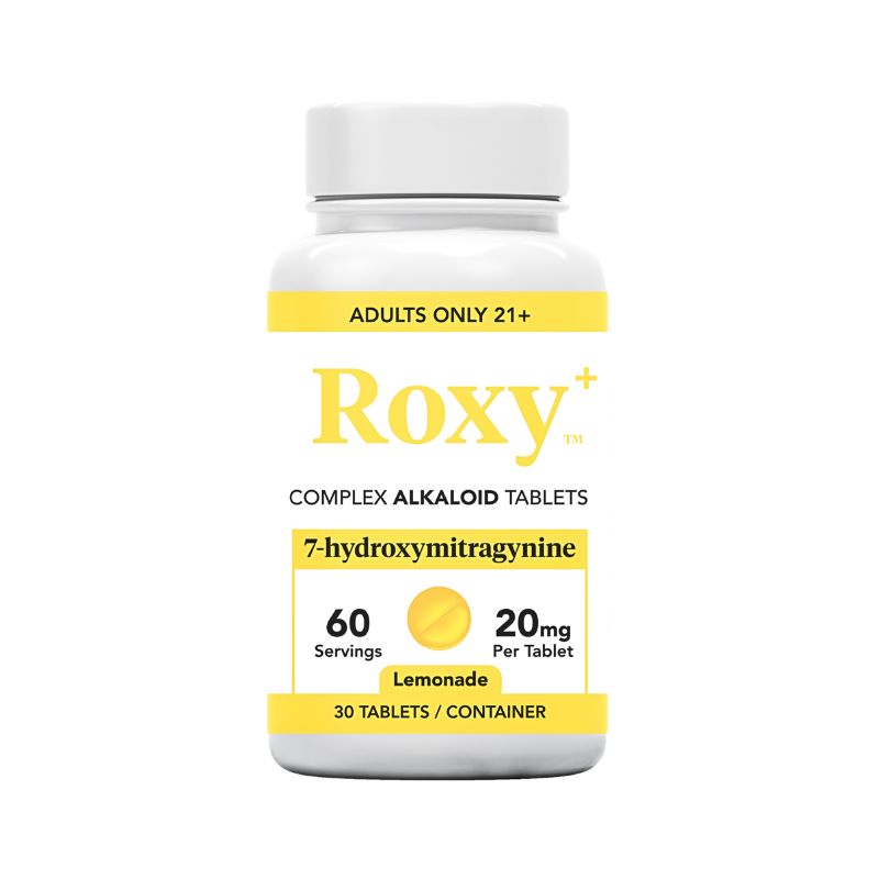Roxy Complex Alkaloids 7-Hydroxymitragynine Tablets 30ct 20mg Per Tablet