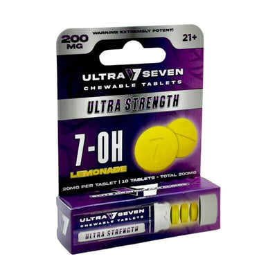 Ultra Seven 7-Hydroxymitragynine Tabs Ultra Strength 10ct 20mg Per Tablet