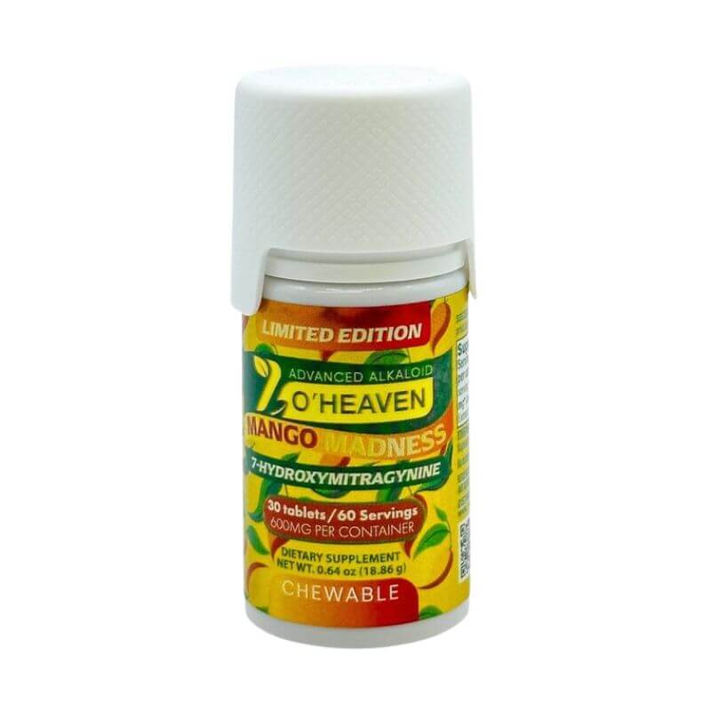 7 O'Heaven 7-Hydroxymitragynine Chewable Tablets 30ct 20mg Per Tablet