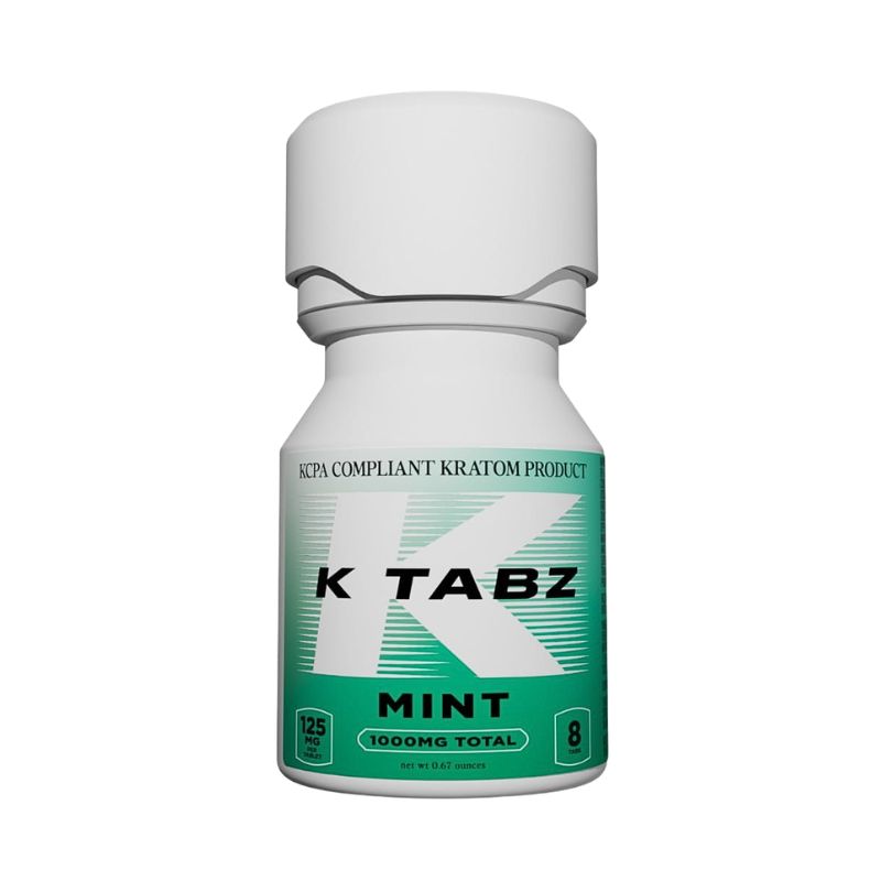 K Tabz Kcpa Compliant Kratom Tablets 8ct 125mg Per Tablet