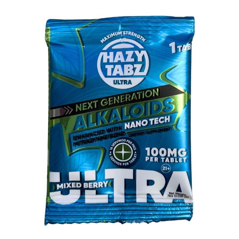 Hazy Tabz Ultra Next Generation Alkaloids Mitragynine 100mg Tablet - 1ct