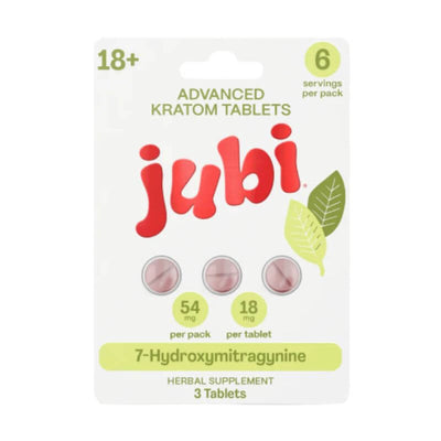 Jubi 7-Hydroxymitragynine Tablets 3ct 18mg Per Tablet